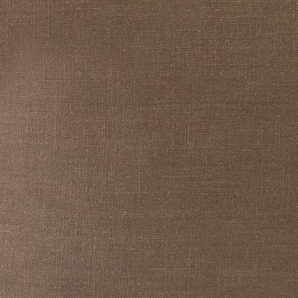 The Urban Road Blair Brown Linen Cushion - 50x50cm is a square brown throw pillow with a simple design and flat flange border, ideal for enhancing your home decor and adding elegance to any linen cushion collection.