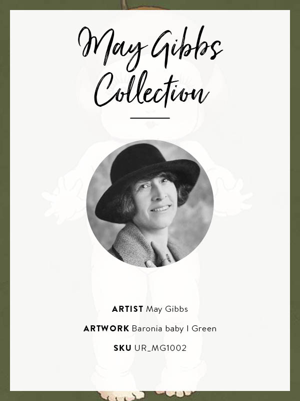 Boronia Baby I Green Unframed Art Print