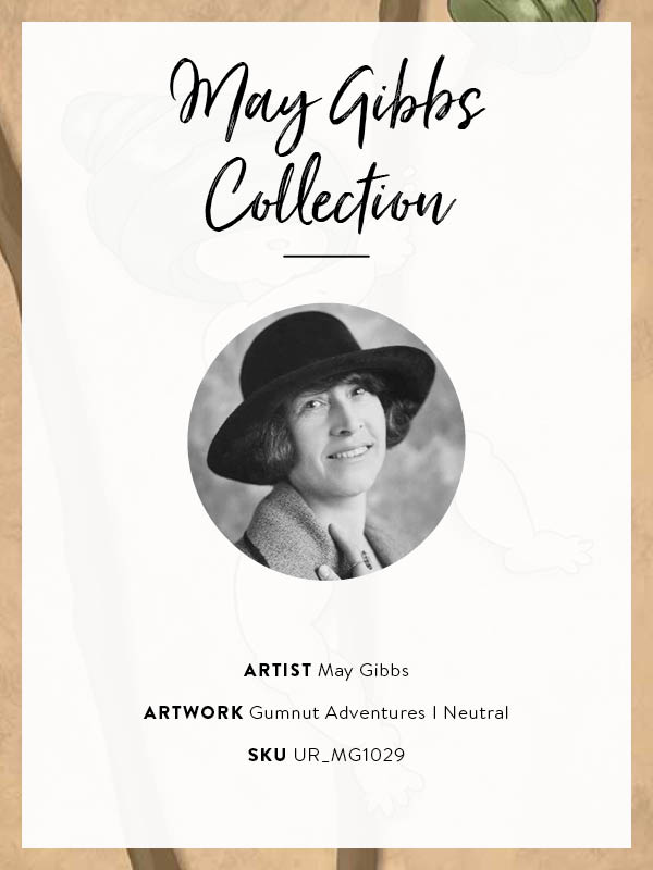 Gumnut Adventures I Neutral Canvas Art Print