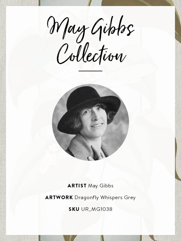 Dragonfly Whispers Grey Canvas Art Print