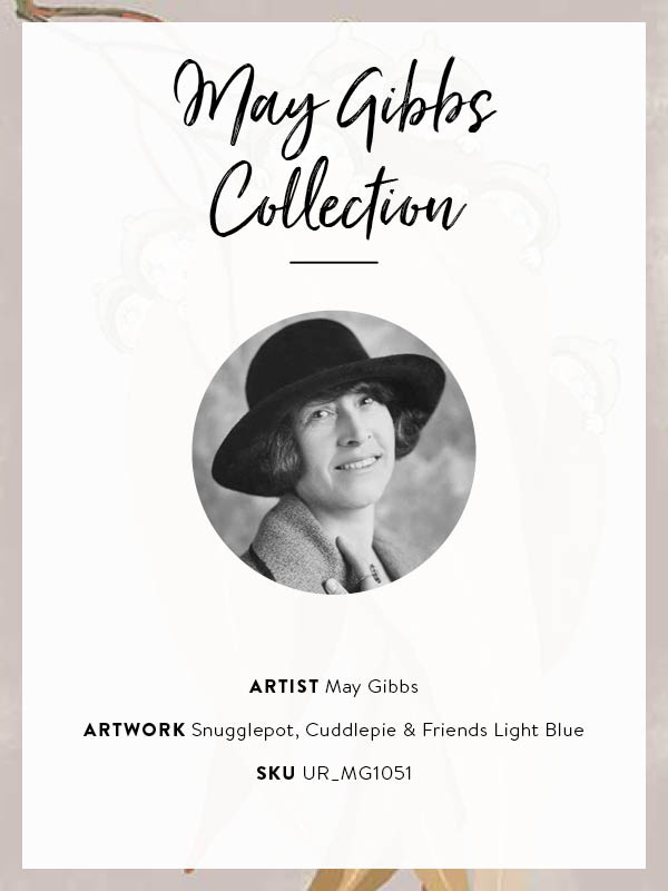 Snugglepot, Cuddlepie & Friends Mauve Canvas Art Print