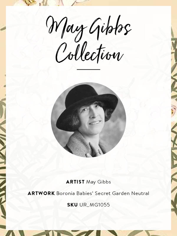 Boronia Babies’ Secret Garden Neutral Framed Art Print