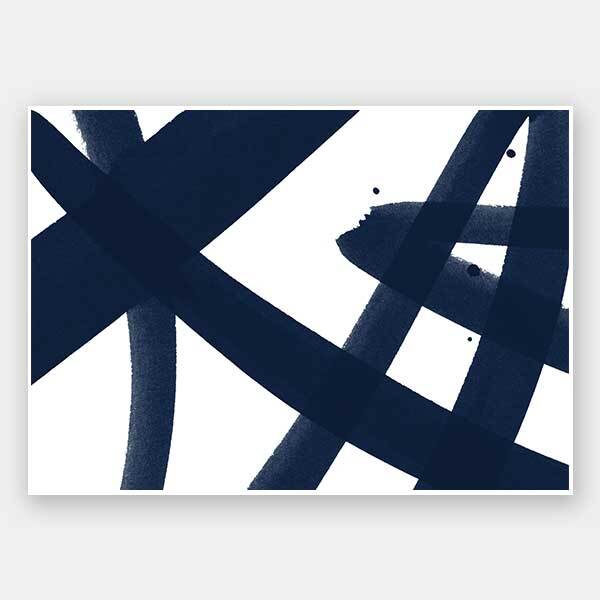 Balancing Act - Evening Ink Unframed Art Print