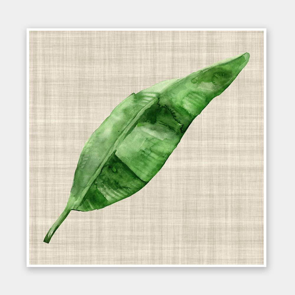 Green Leaf Unframed Art Print