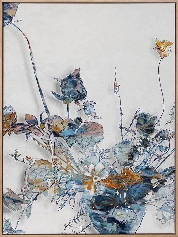 Timeless I - Oak Box Frame Canvas - 120x90 - Portrait - Sale