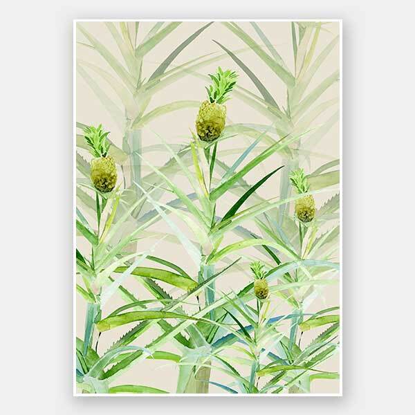 Jagged Little Ananas Unframed Art Print