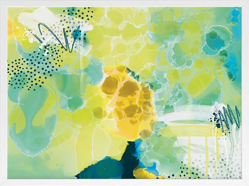 Tropical Rush Framed Art Print