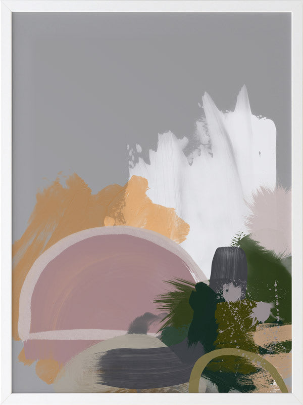 Half Moon Framed Art Print