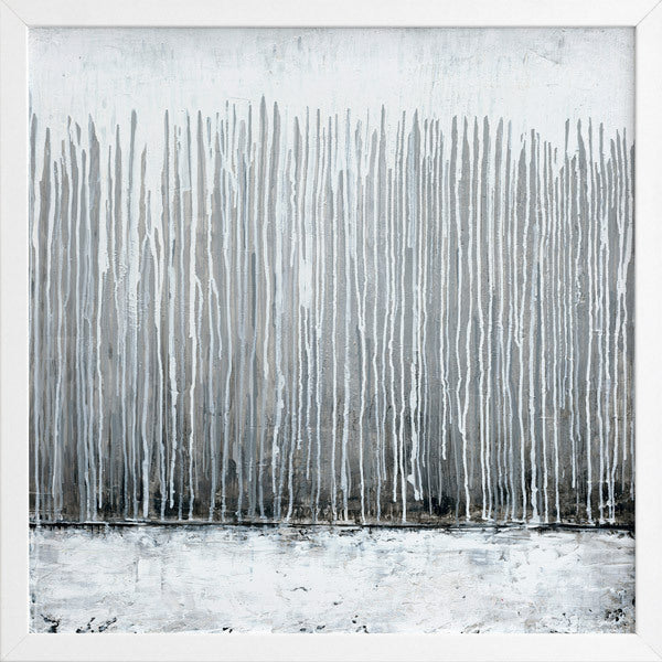 Silver Fog Framed Art Print