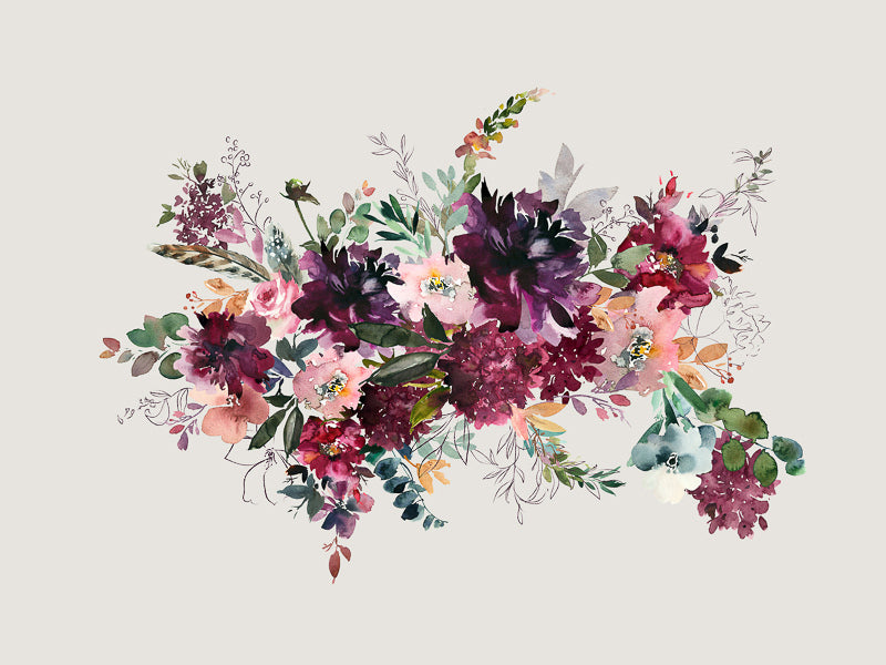 Decoupage I Canvas Art Print