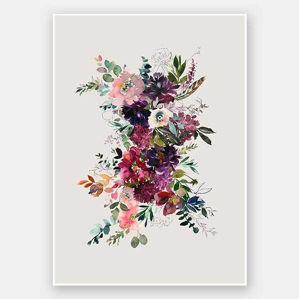 Decoupage II Unframed Art Print
