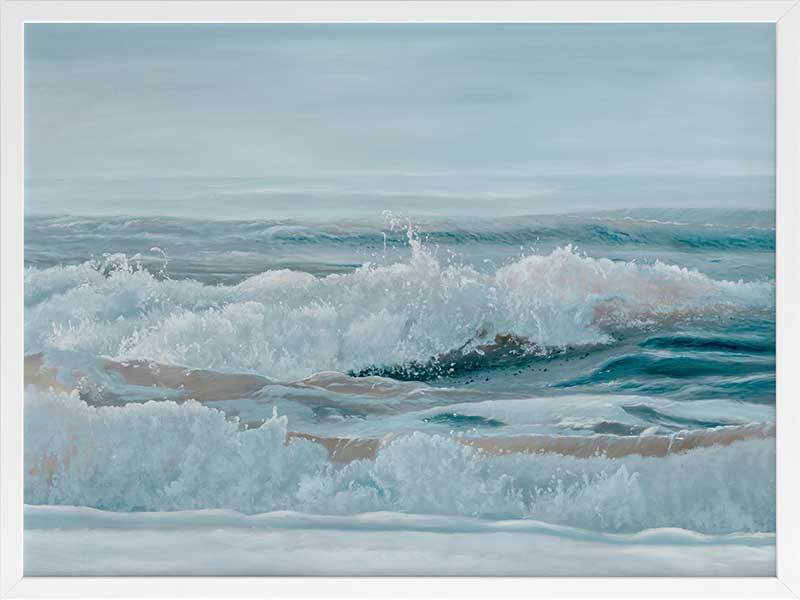 Pebbly Beach Framed Art Print