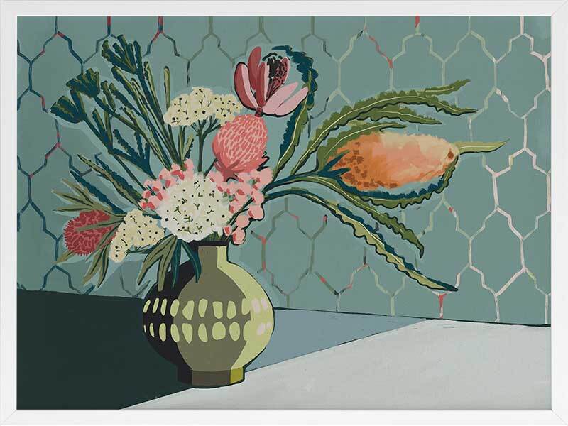 Bring Me Flowers Framed Art Print