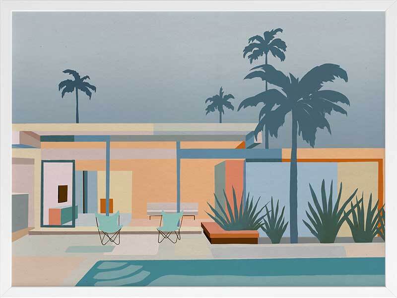 Serenity Street Framed Art Print