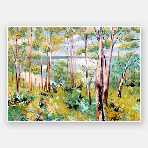 Through the Trees Unframed Art Print