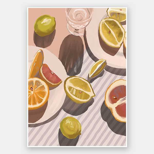 Citrus Fusion Unframed Art Print