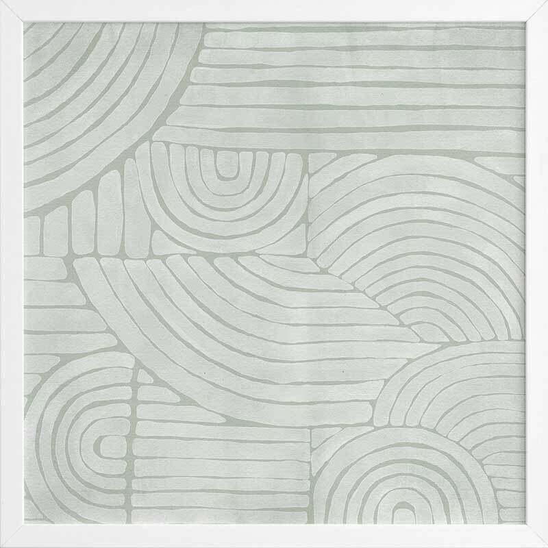 Mazy Thoughts III Framed Art Print