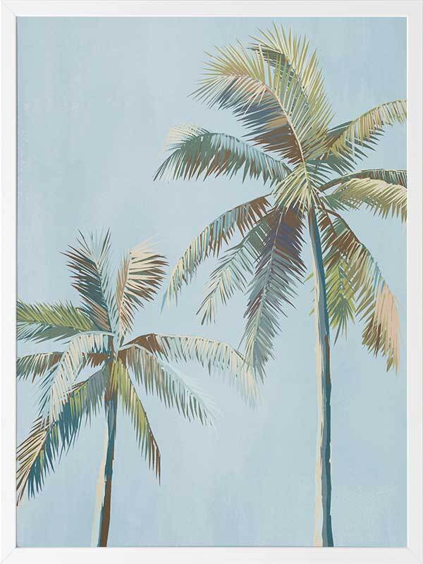 Whispering Palms Framed Art Print
