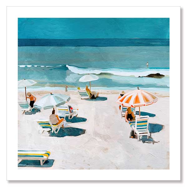Burleigh Beach II Unframed Art Print