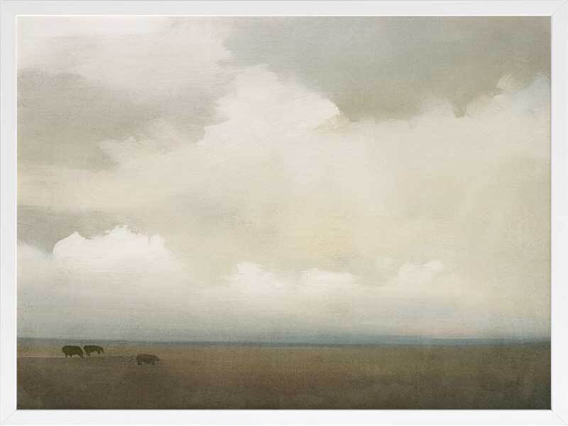 Farm Clouds Framed Art Print