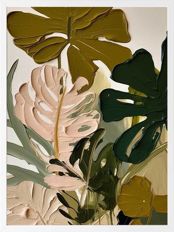 Foliage On A Summer Walk II Framed Art Print