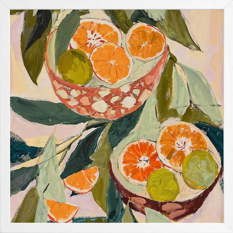 Wild Oranges Framed Art Print