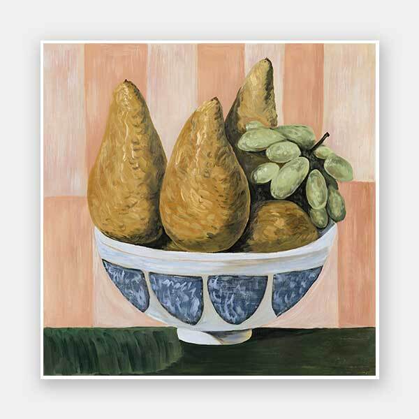 Pears & Grapes Unframed Art Print