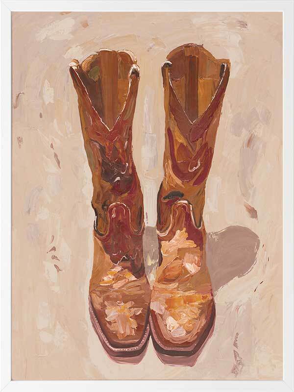 These Boots Were Made For Walking Framed Art Print