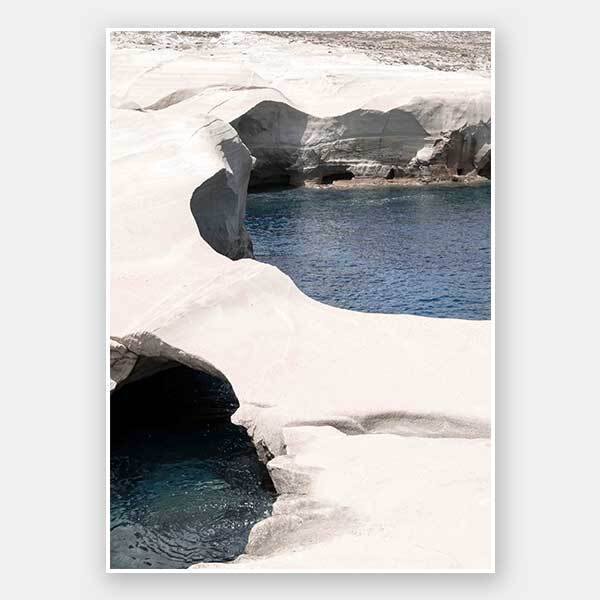 Mediterranean Cove Unframed Art Print