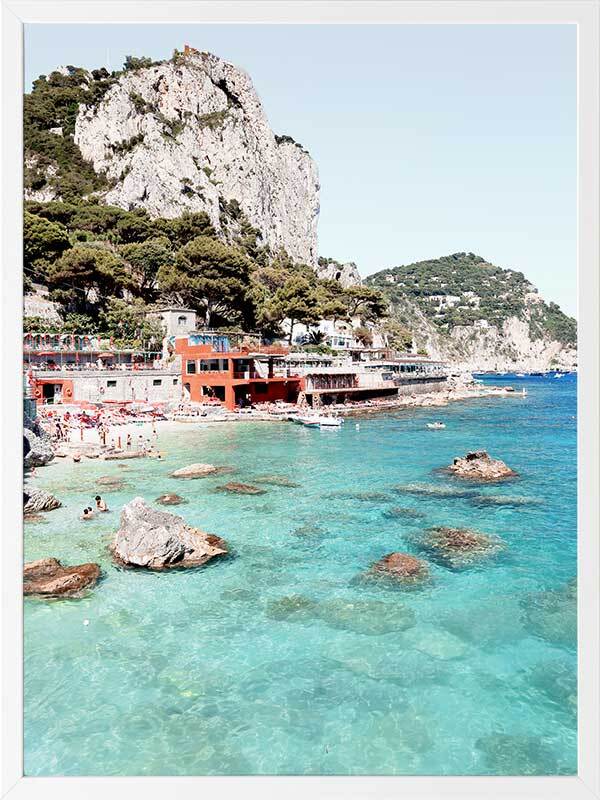 Capri Island Framed Art Print