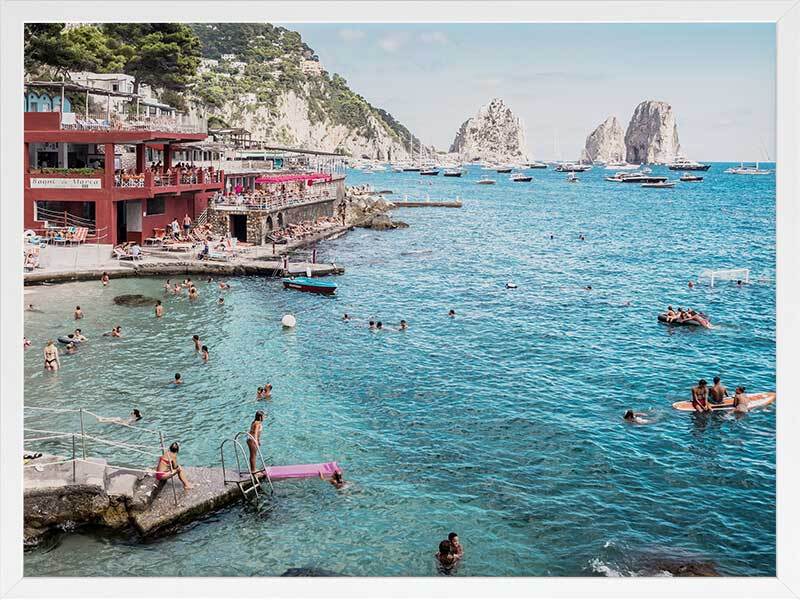 La Vita è Bella Framed Art Print