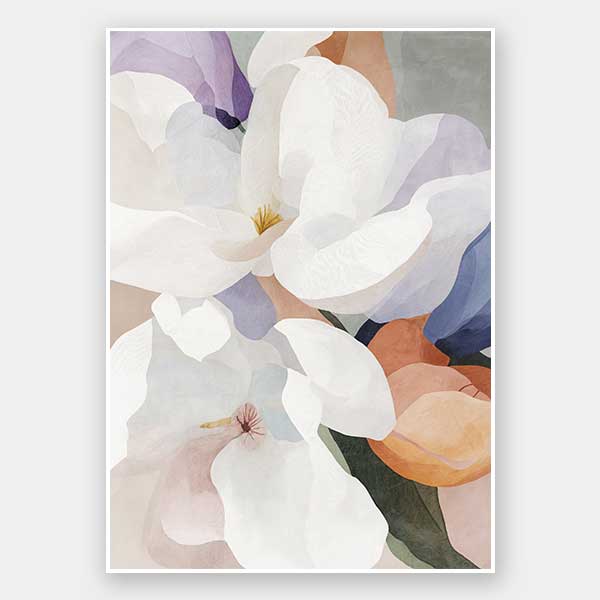 Silk Petals I Unframed Art Print