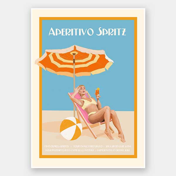 Aperitivo Spritz Unframed Art Print