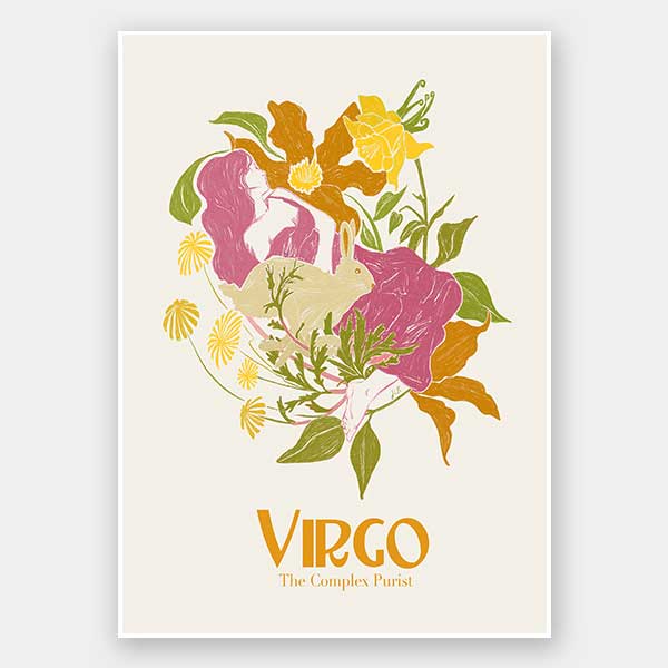 Virgo Rectangle Unframed Art Print