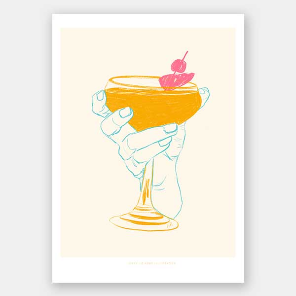 Cocktail I Unframed Art Print