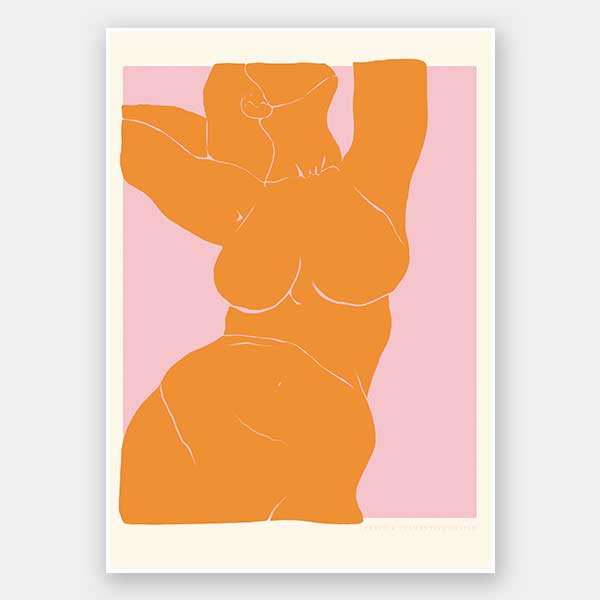 She’s Glowing Unframed Art Print