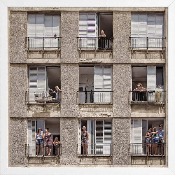 The Apartment Block Framed Art Print