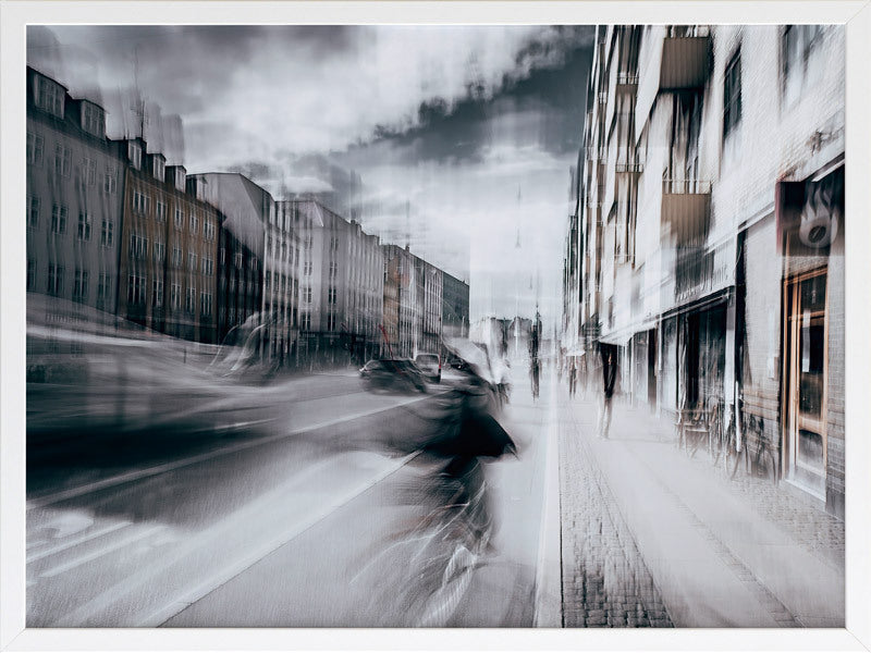 Life in Copenhagen Framed Art Print