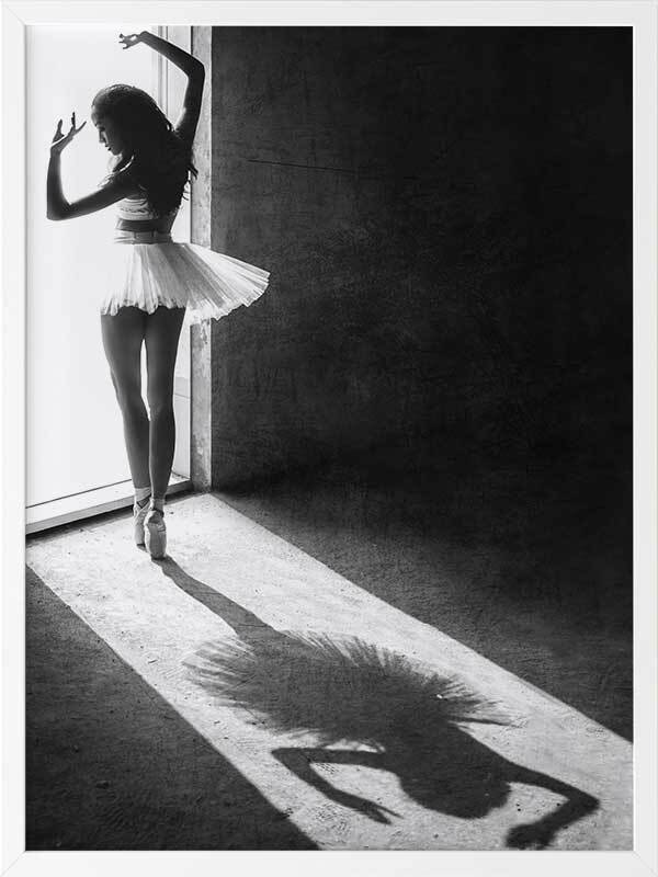 Backyard Ballet Framed Art Print