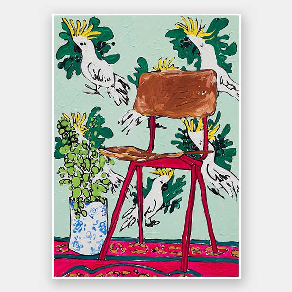 Mint Cockatoo Unframed Art Print