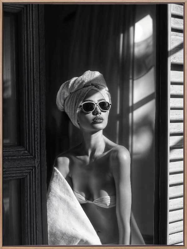 Morning Glow - Oak Box Frame Canvas - 120x160 - Portrait - Sale