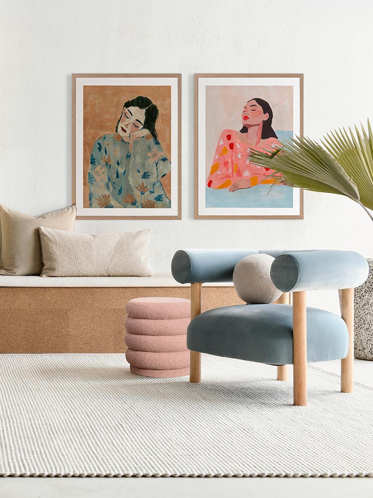 Carmela Framed Art Print