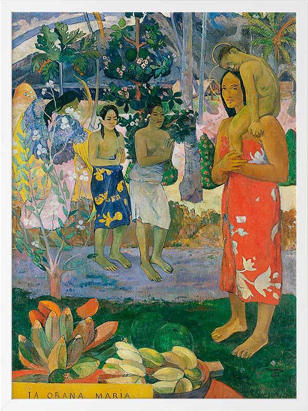 Ia Orana Maria Framed Art Print