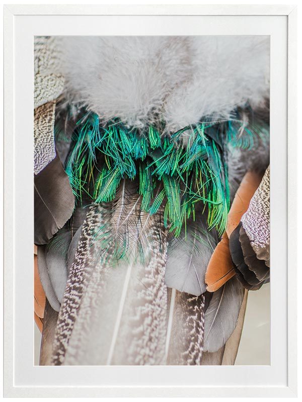 Pompon Framed Art Print