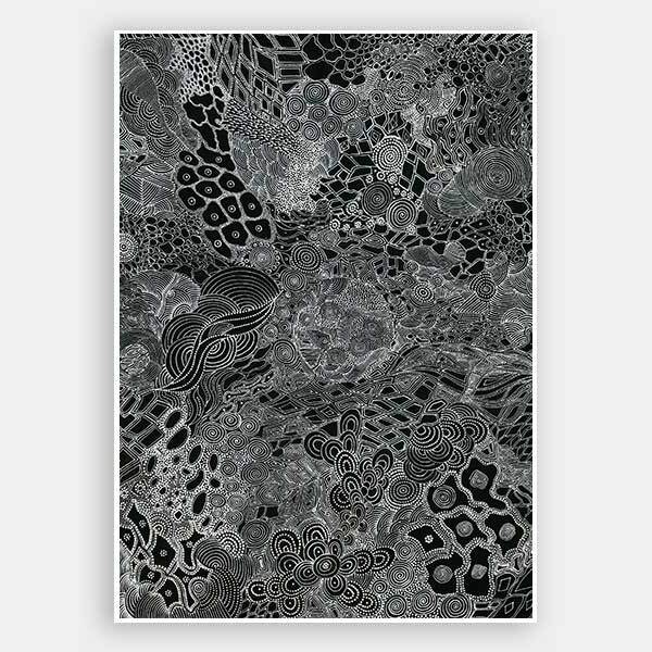 Mina Mina Jukurrpa I Unframed Art Print