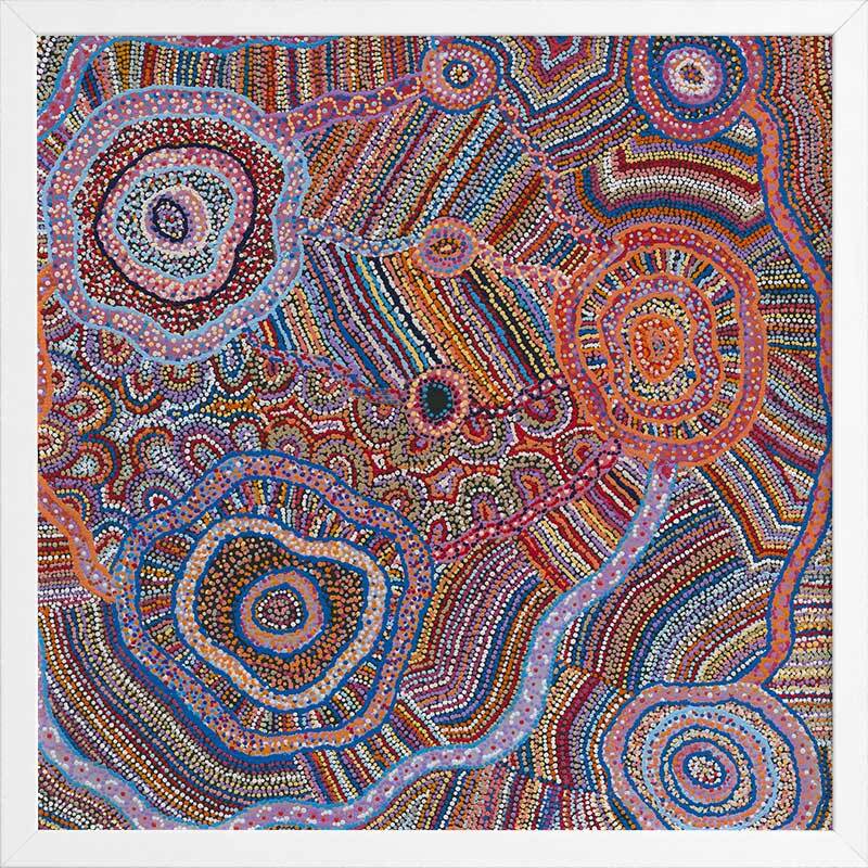 Ngapa Jukurrpa II Framed Art Print