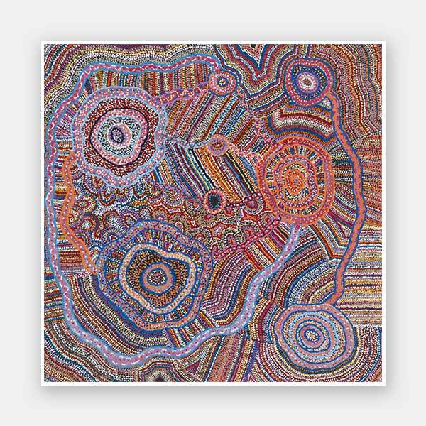 Ngapa Jukurrpa II Unframed Art Print