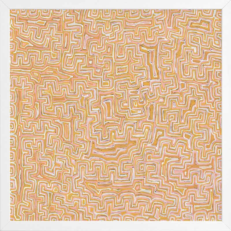 Lukarrara Jukurrpa Framed Art Print