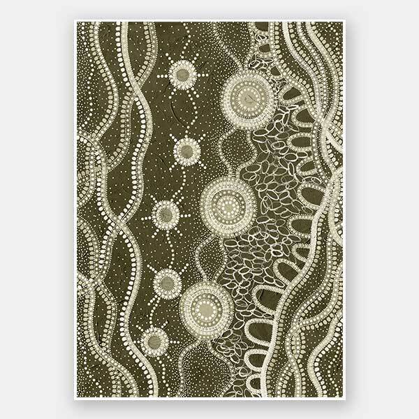 Murriyang Green Unframed Art Print