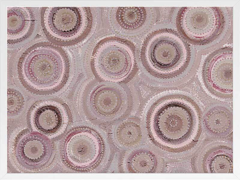 Nirrangi II Purple Framed Art Print